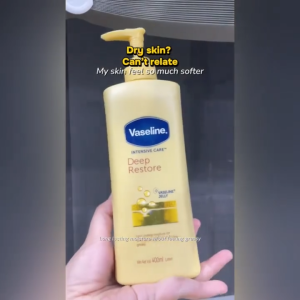 Vaseline Intensive Care Deep Restore Lotion 400ml - Lasting Skin Nourishment