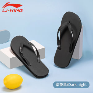 Li-Ning Mens 2024 New Water Sports Sandals Wear-Resistant Anti-Slip Swimming Slippers Breathable Quick-Dry Eco-Friendly Flip Flops