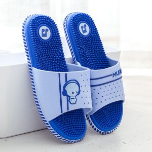 Indoor Massage Slippers for Men And Women Summer Home Use Anti-Slip Bathing Room Slippers Couple Home Slippers Comfortable PVC