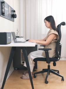 ⭐SG Stock⭐ Monitor Stand 3 Height Adjustable Monitor Stand Ergonomic Metal Monitor Riser Stand with Mesh Platform Laptop computer height increase