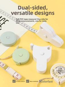 Mini Leather Ruler Portable Measurement Tool for Clothes Waist Measurement Three Dimensions Soft Tape Measure Home Use