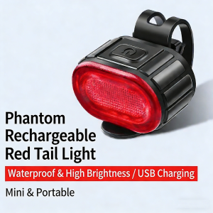 Bicycle Lights USB Rechargeable Bike Safety Warning Lamp Outdoor Waterproof Cycling Flashlight For Mountain And Road Bikes SE16
