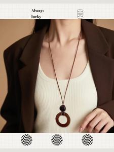 Long Bohemian Beaded Necklace for Women