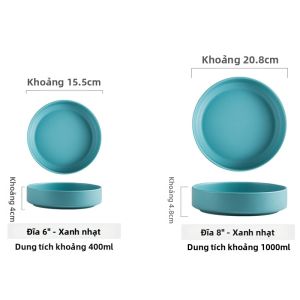 Đĩa Sứ Bắc Âu Sáng Tạo
