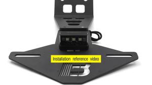 SEMSPEED For Honda Giorno+125 2021-2026 Motorcycle Rear License Plate Fender Tail Tidy Bracket Holder