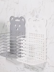 ตะกร้าพับได้ DR1 ตะกร้าอเนกประสงค์ แบบแขวนติดตั้งง่ายไม่ต้องเจาะผนัง ประหยัดพื้นที่ พกพาสะดวก