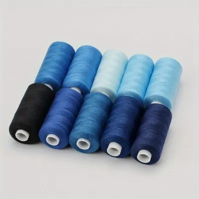 10pcs/Pack Assorted Colors Sewing Thread Polyester Sewing Thread For Domestic DIY Sewing And Embroidery