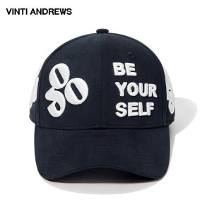3D Embroidered Letter Couples Baseball Cap Large Brim Hard Top