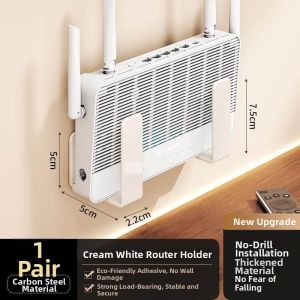 Wall Mounted Plug and Cable Organizer
