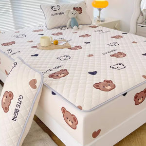 WE HOME ผ้าปูที่นอน 3 ฟุต 3.5 ฟุต 5 ฟุต 6 ฟุต ผ้าปูที่นอน ซาติน ผ้าปูรัดมุม ไม่มีรอยต่อ ไม่หลุดง่าย