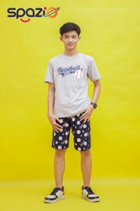 Setelan Anak Laki Laki Remaja by Spazio Set Celana Pendek Premium Anak Cowok