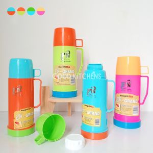 G017 TERMOS TREMOS THERMOS FLOWER FLASK TAHAN AIR PANAS TABUNG KACA