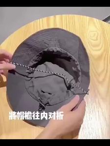 Summer Cowboy Hat Waterproof Fisherman Hat Can Store Summer Thin Quick Drying Sun Hat Outdoor Hiking Sun Protection Basin Hat