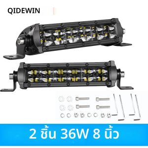 ไฟ LED 2แถว5.5 "10" จุดน้ำท่วม SUV รถ ATV ออฟโรดรถกระบะรถ4x4 4WD ไฟ LED รถบรรทุกสำหรับรถแทรกเตอร์จี๊ปแอลอีดีบาร์