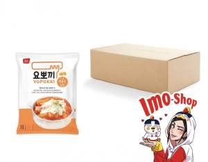 Imo-Shop Yopokki Cheese Big pouch 240g x 24pcs Pouch Korean Instant Tokbokki - 1 Box