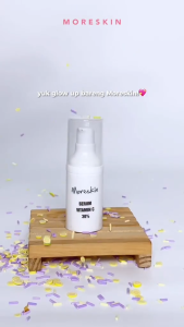 Moreskin Serum Vitamin C 30% - Moreskin Cosmetic - Serum Wajah -ginal Nasa - Mencerahkan Kulit Wajah - Melembabkan wajah - Ken Herbal