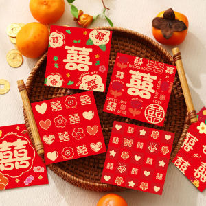 Mini Wedding Red Envelope Bags Chinese Style Marriage Celebration Groom Pickup Door Blocking Lucky Money Seal Wedding Gifts