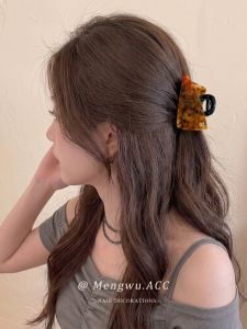 MENGWU | French Leopard Mid-sized Hair Clip