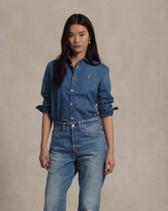 Polo Ralph Lauren Women Slim Fit Denim Shirt