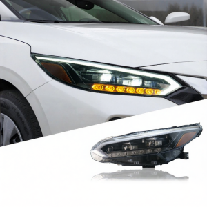 YLKJAUTO | Modified LED Headlights with Front Lens and Flowing Turn Signals