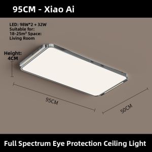 FANZHEN | Triple-color Eye-protection Ultra-thin Square Ceiling Light