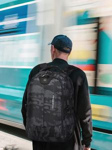Swiss Army Backpack Mens High School Junior High School Student Schoolbag Travel Business Simplicity Large Capacity Computer Bag Backpack