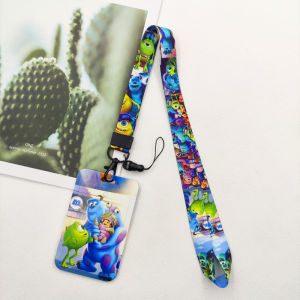 Disney Monsters University Lanyard ID Badge Holder Neck Strap Cartoon  Subway Door Card Holders  Students Campus Credential Case