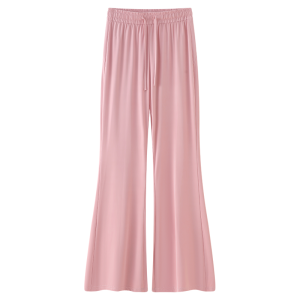 miiow | High Waist Wide Leg Sun Protection Pants Womens Spring Summer New Ice Silk Bell Bottom Casual Sporty Drapey Trousers