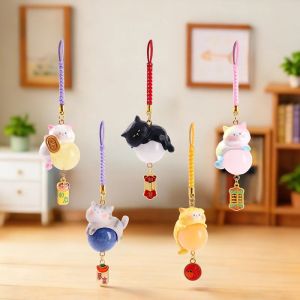 52TOYS | 2026 New Chinese Style Cute Nine-Tailed Fox Resin Crystal Pendant Good Luck Mystery Box Keychain Car Decor Ornament Fun Gifts