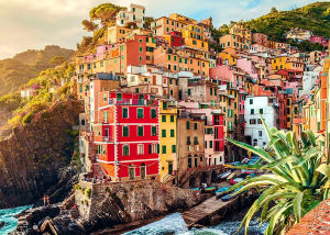 1000 Pieces Cinque Terre Jigsaw Puzzle Home Decor Adults Puzzle Games Family Fun Floor Puzzles Educational Toys for Adults