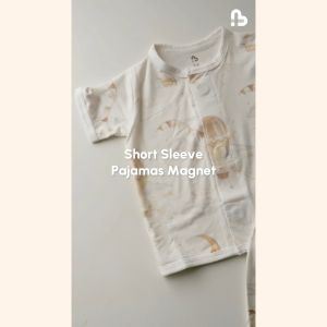 Baju Bayi - Short Sleeve Pajamas Magnet Tencel - Baby Loop