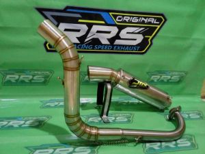Knalpot Racing Corong Jrm Samlong Beat Vario Nmax Aerox Mio Inlet 38/50mm