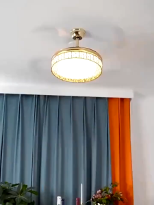 Chandelier Invisible 42 Inch With Fan Smart Remote Control 3 colors/6-Speeds Intelligent Timing LED Ceiling Fan Lamp