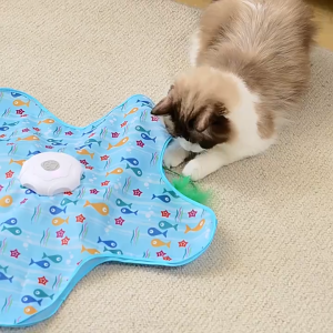 ของเล่นแมวโต ของเล่นแมว ไฟฟ้าของเล่นแมว อัตโนมัติไม้ตกแมว ของเล่นสำหรับสัตว์เลี้ยง มีไม้ตกแมว