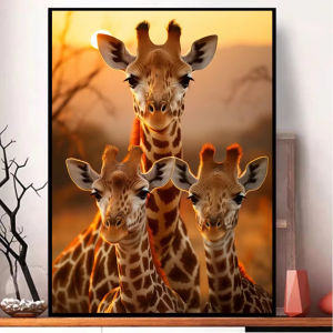 Jigsaw Puzzle 500/1000/1200/2000PCS Giraffe Animal Scene Brain Teaser Calming Activity Decor Gift