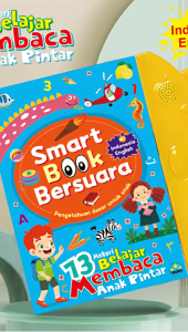 Smart Book Bersuara Indonesia Edukasi 3 Belajar Inggris Mainan Anak Arab BR237 Buku Bahasa