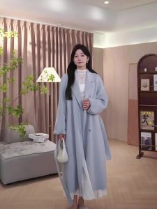 Cashmere Wool Double-Faced Coat