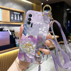 Huawei Nova6 5G Soft Protective Case Womens Style with Wrist Strap Crossbody Shoulder Strap Neck Rope Creative Design