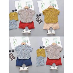 fashionable childrens Boys clothes suits casual cartoon boy two-piece sets trend