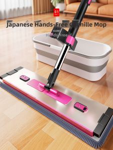 ZHIFAN | Hand-Free Washable Wet and Dry Use Floor Mop