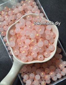 part 2- glass beads manik kaca bulat 8mm premium bening