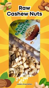 Greendahan Raw Cashew Nuts 200g - Split: A Healthier Snack Option