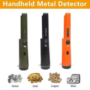 Pro GP-Pointer Handheld Metal Detector w/IP66 Waterproof & LED-Bracelet Strap for Treasure Hunting & Outdoor Exploration