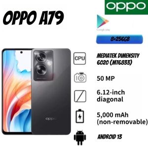 OPPO | 2026 Official Authentic OPPO A79 Product Authent 8GB RAM 256GB Storage Unlocked Dual SIM 6.2 FHD+ Waterdrop Screen Mediatek