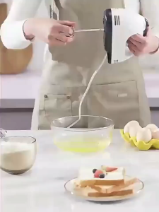 SANDE เครื่องตีไข่ไฟฟ้า เครื่องตีแป้ง ขนาด 260 วัตต์ ที่ใช้สำหรับ DIY การอบ ตีไข่ ตีครีม และผสมแป้ง/อาหาร