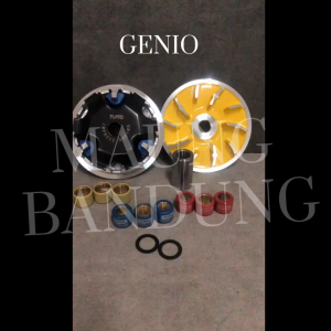 RUMAH ROLLER SET ASSY GENIO MERK TUTTO PNP MOTOR BEAT LED/BEAT DELUXE/BEAT STREET LED MERK TUTTO PREMIUM