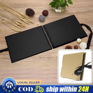 【Local Delivery】 1PC Photo Albums Scrapbook Craft Paper DIY Craft Album A4 A5 30Pages Scrapbooking Picture Album for Wedding Anniversary Gifts Memory Books ZJJ-Scrapbook
