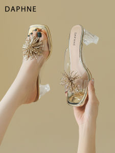 Daphne | Glitter Crystal Fairy Style High Heel Sandals For Women