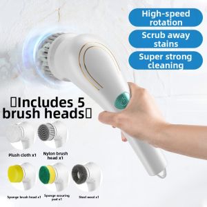 VOA | Electric Fish Tank Cleaning Brush with Long Handle and Water-Resistant Design