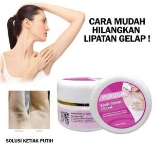 UNDERARM BRIGHTENING CREAM YURIZUMI ORIGINAL MEMUTIHKAN PEGA DALAM